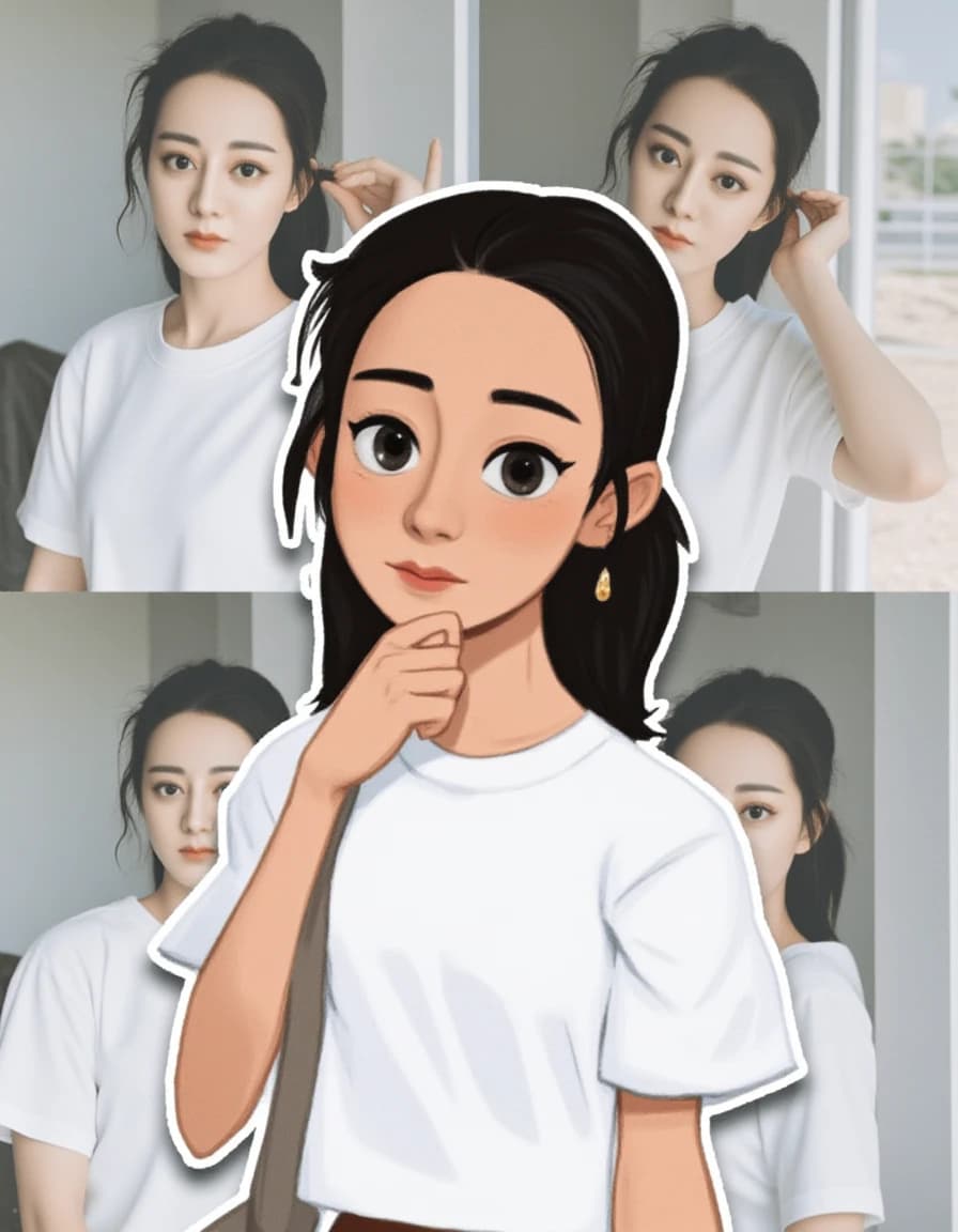 小红书写真贴纸